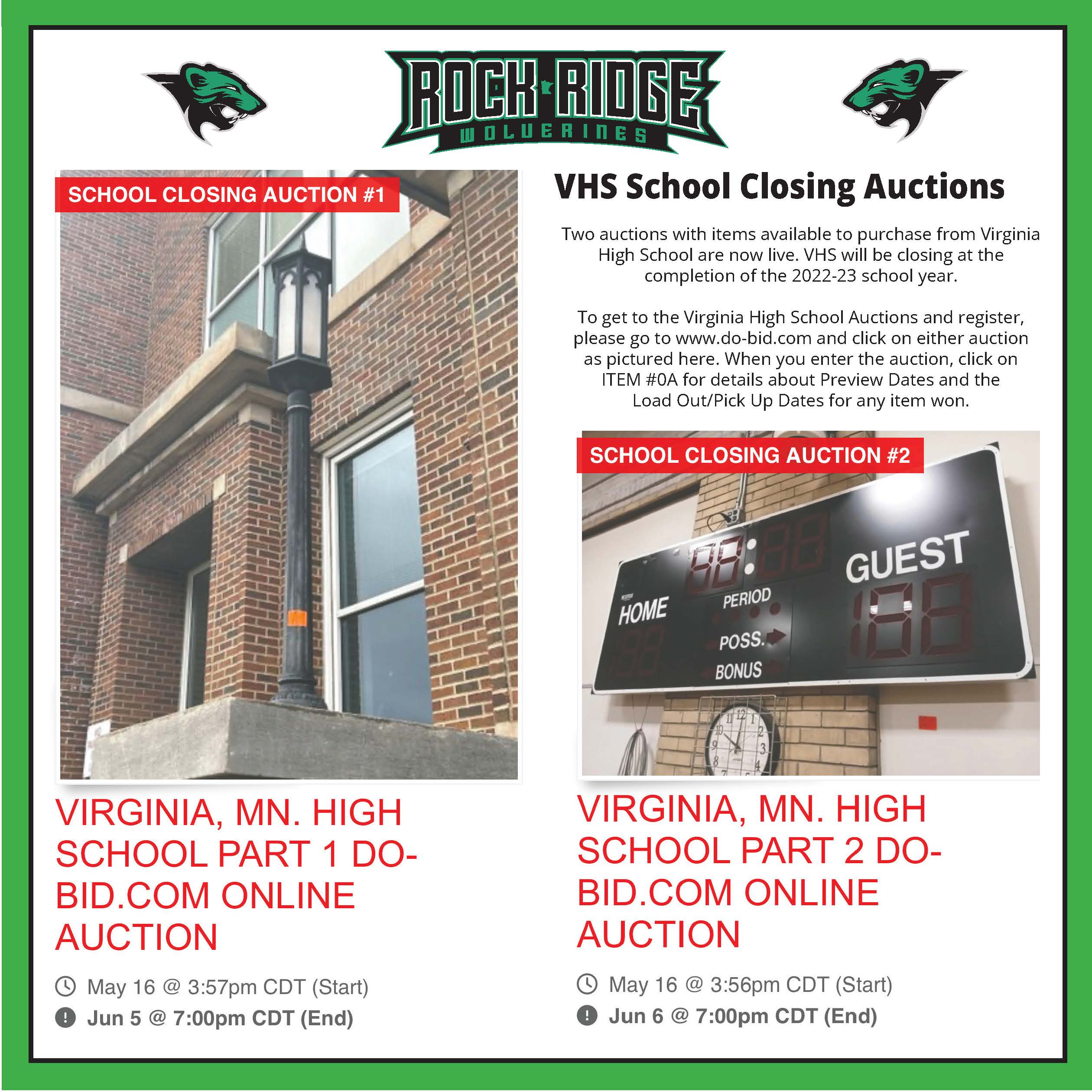 Hockey Jersey Auction - Rock Ridge Public Schools